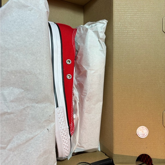 Converse Chuck Taylor Kids Low Top Red - Picture 7 of 8